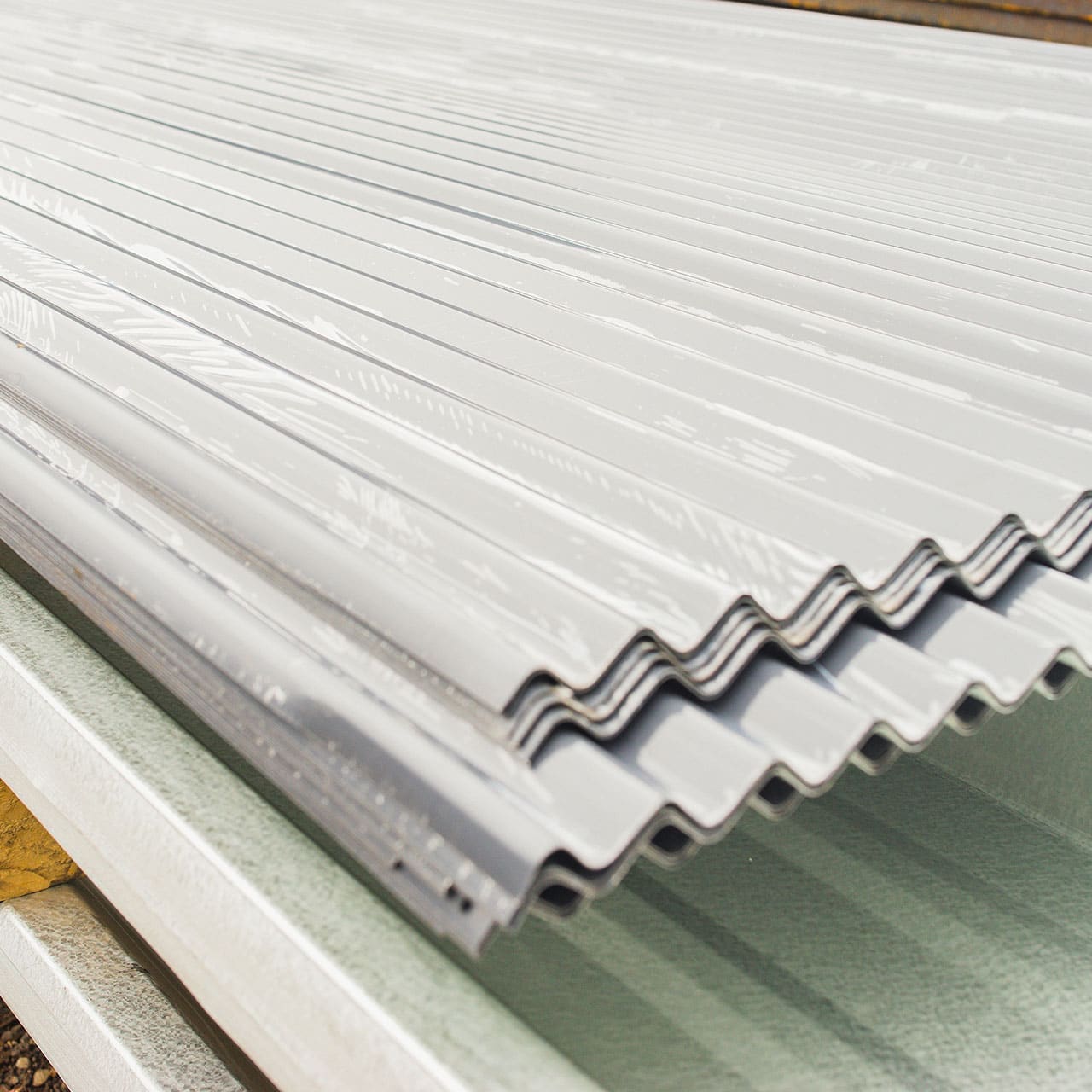 Plancha microondulada