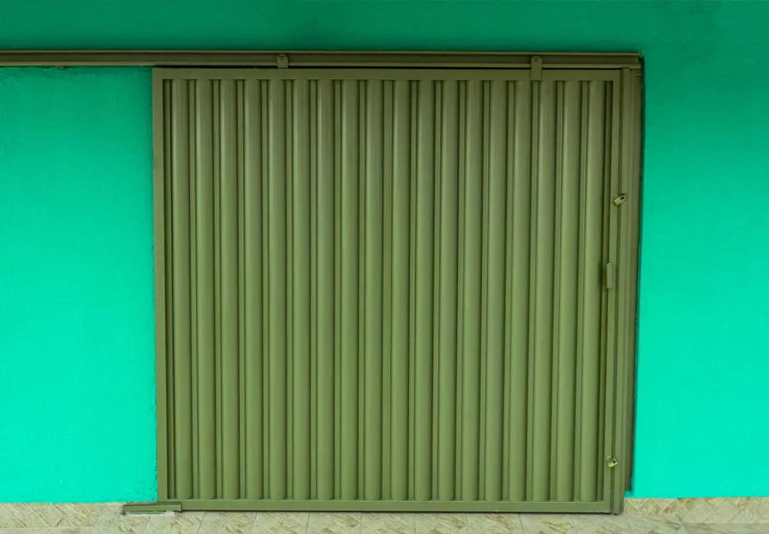 Portón corredizo de acero