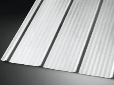 Plancha metálica tipo 5V de acero galvanizado para techumbre